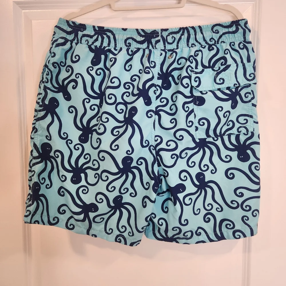 Tom And Teddy Octopus Print Swim Shorts XL‎